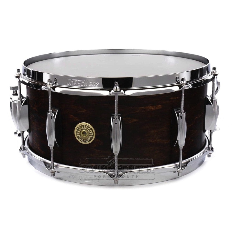 Gretsch Broadkaster Snare Drum 14x6.5 10-Lug Satin Antique Maple