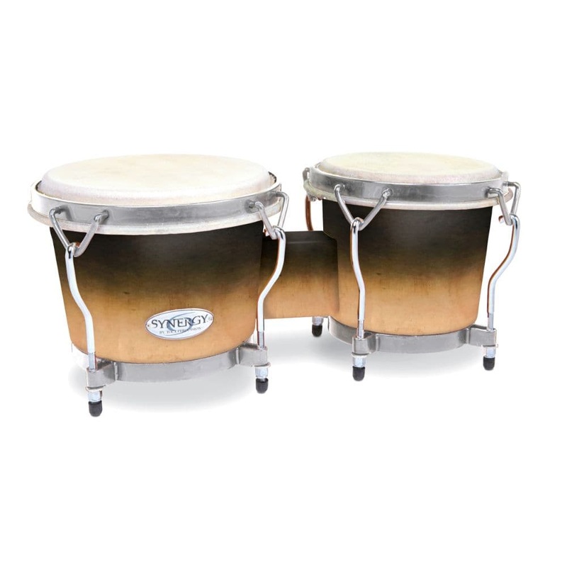 Toca Synergy Deluxe Bongos 6 Macho 6.75 Hembra Coffee Fade Matte Finish