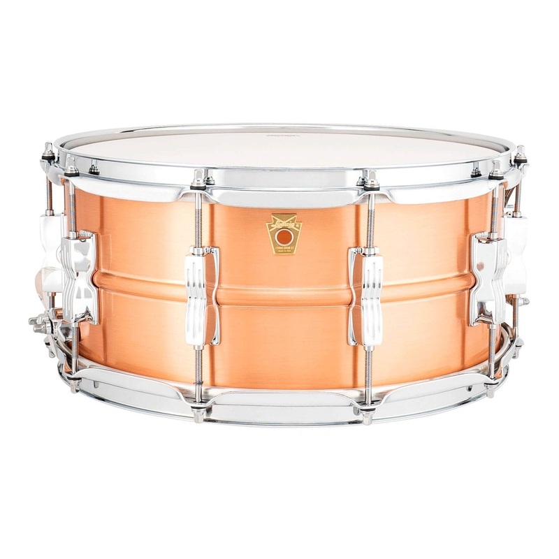 Ludwig LC654BM Acro Copper Snare Drum 14x6.5 w/P86CH