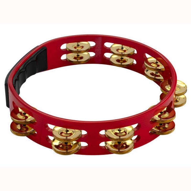 Pearl Headless Wood Tambourine 10" w/Brass Jingles