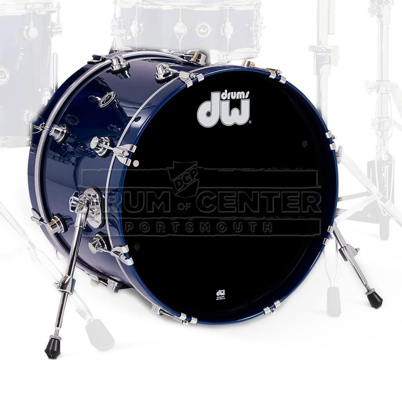 DW DWe Electronic/Acoustic Bass Drum 20x14 Midnight Blue Metallic
