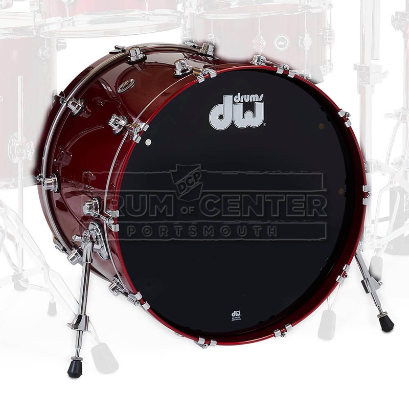 DW DWe Electronic/Acoustic Bass Drum 22x16 Black Cherry Metallic