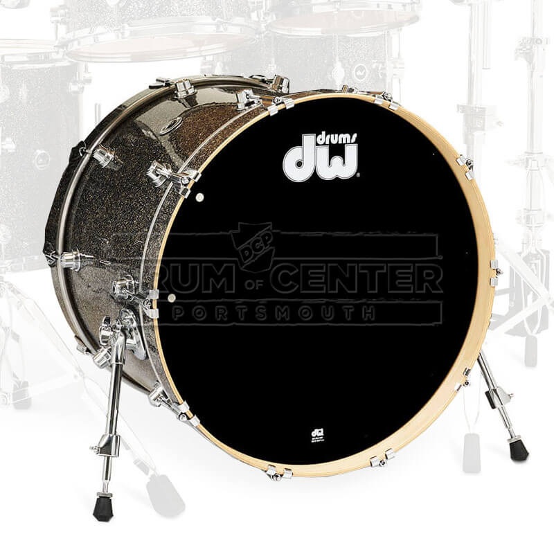 DW DWe Electronic/Acoustic Bass Drum 22x16 Black Galaxy
