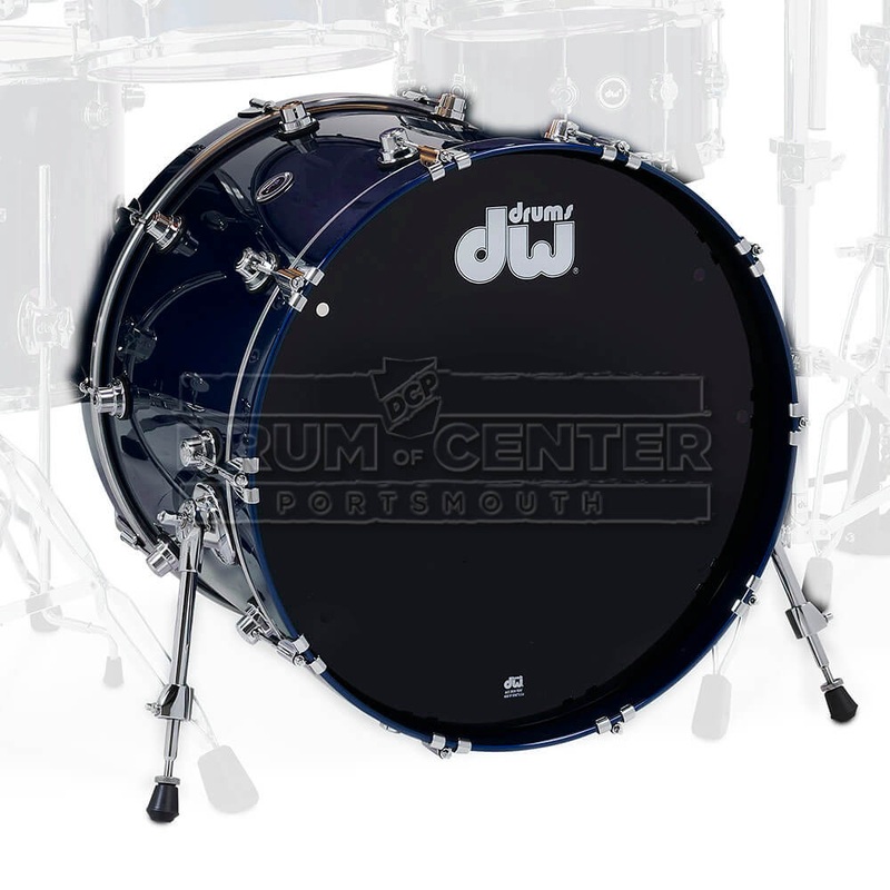 DW DWe Electronic/Acoustic Bass Drum 22x16 Midnight Blue Metallic