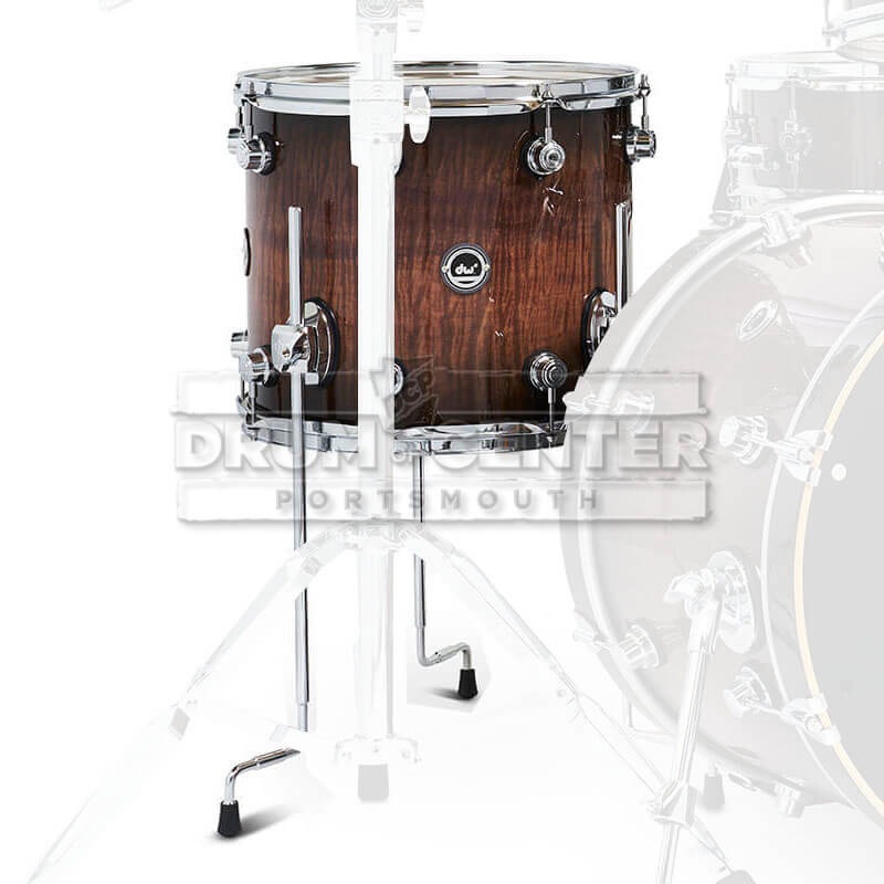 DW DWe Electronic/Acoustic Floor Tom 14x12 Curly Maple Burst