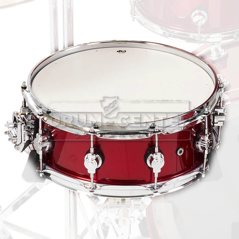 DW DWe Electronic/Acoustic Snare Drum 14x5 Black Cherry Metallic