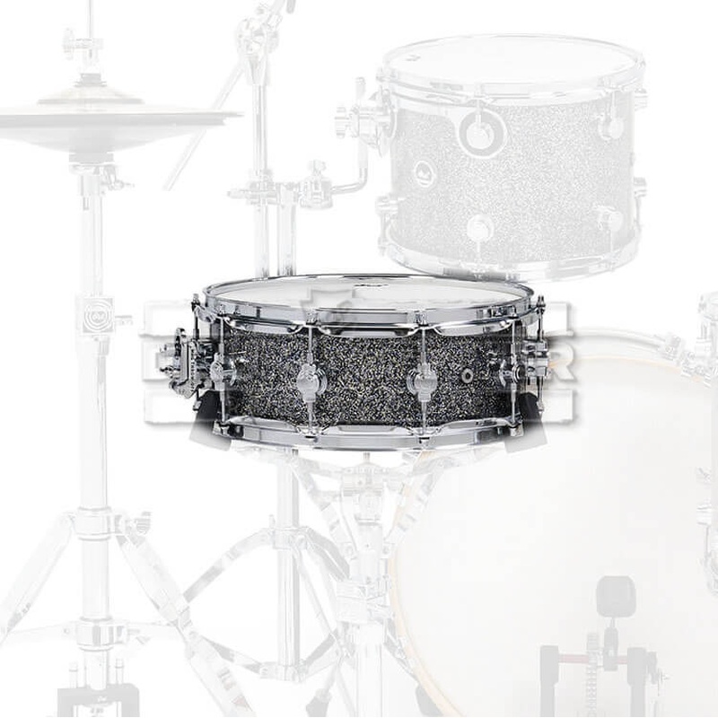 DW DWe Electronic/Acoustic Snare Drum 14x5 Black Galaxy