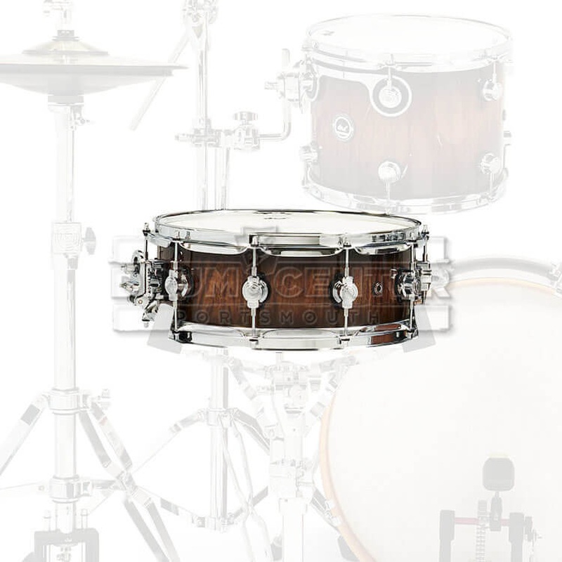DW DWe Electronic/Acoustic Snare Drum 14x5 Curly Maple Burst