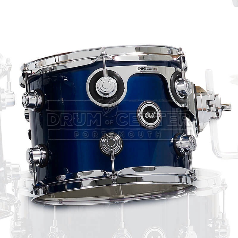 DW DWe Electronic/Acoustic Tom 10x8 Midnight Blue Metallic