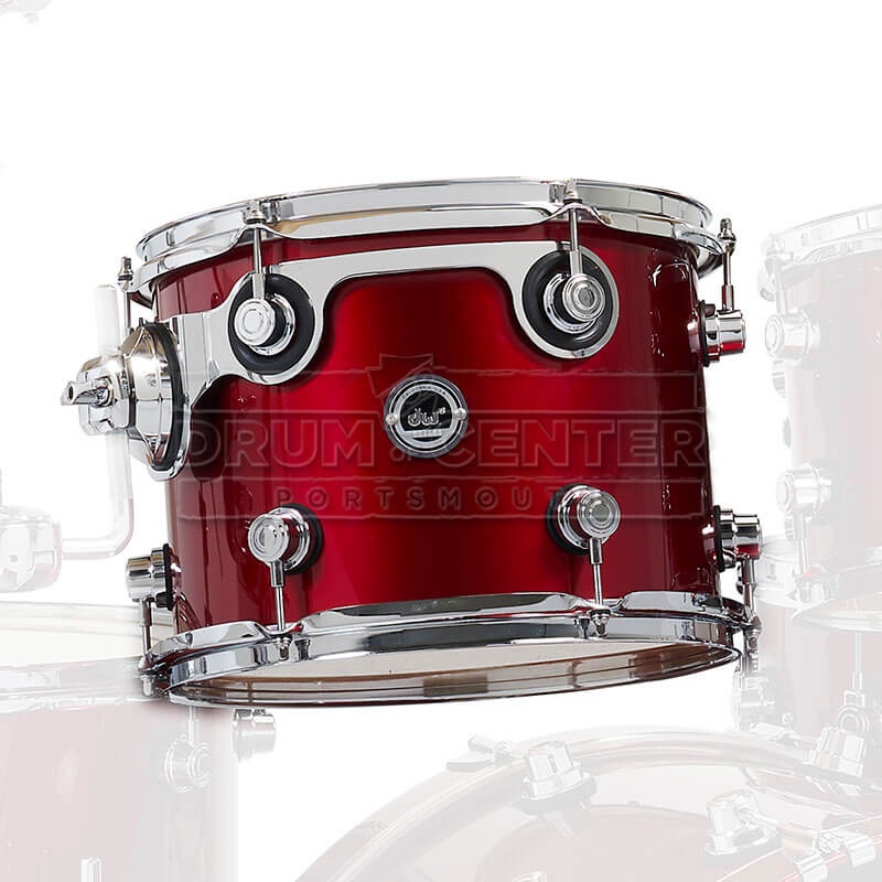 DW DWe Electronic/Acoustic Tom 12x9 Black Cherry Metallic