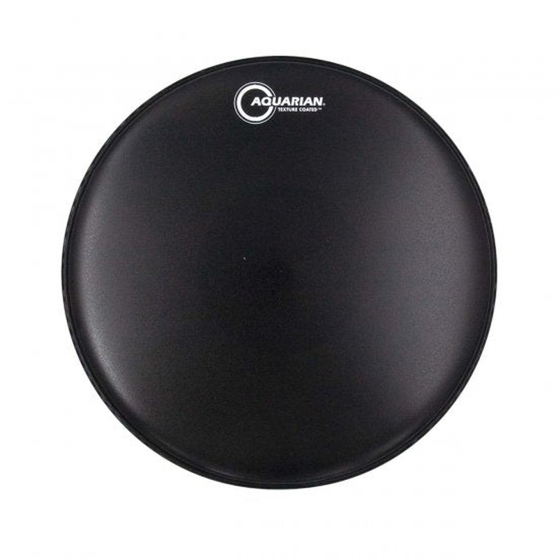 Aquarian Texture Coated Black Power Dot Drumhead 14"