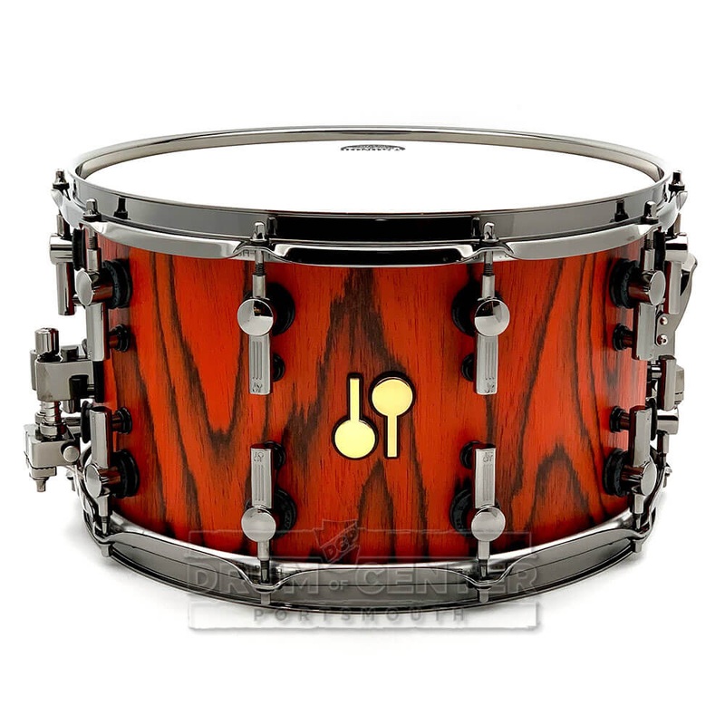 Sonor SQ2 Heavy Maple Snare Drum 14x8 Fiery Red Semi Gloss w/Black Hardware