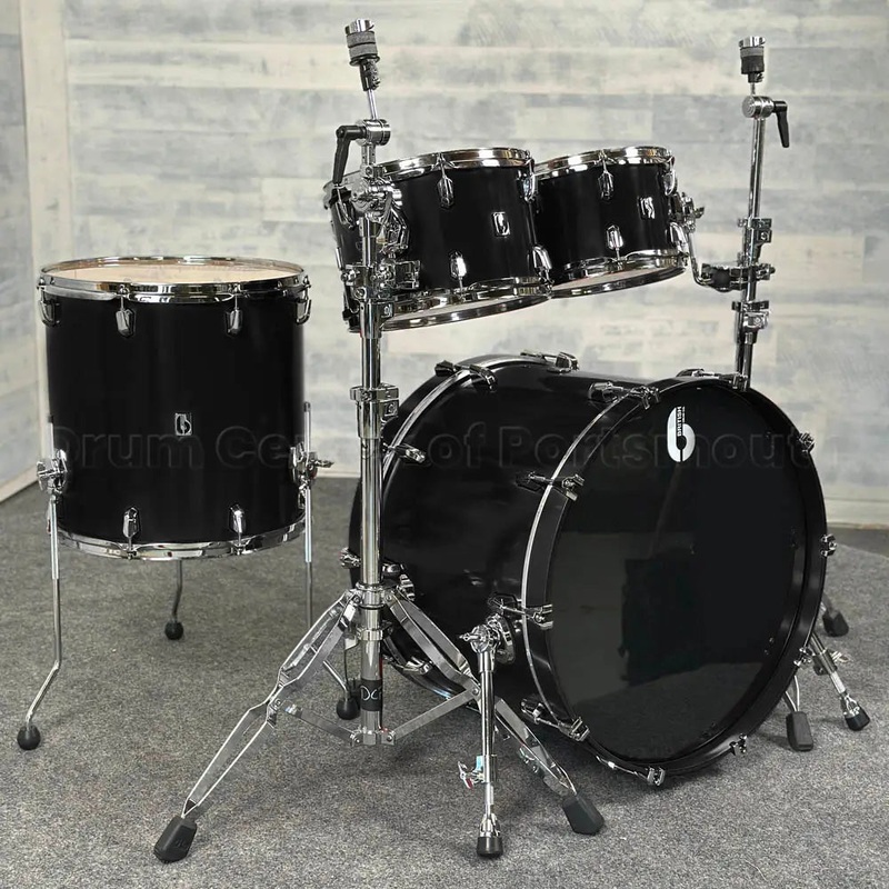 British Drum Company Enigma 4pc Drum Set 22/10/12/16 Satin Black