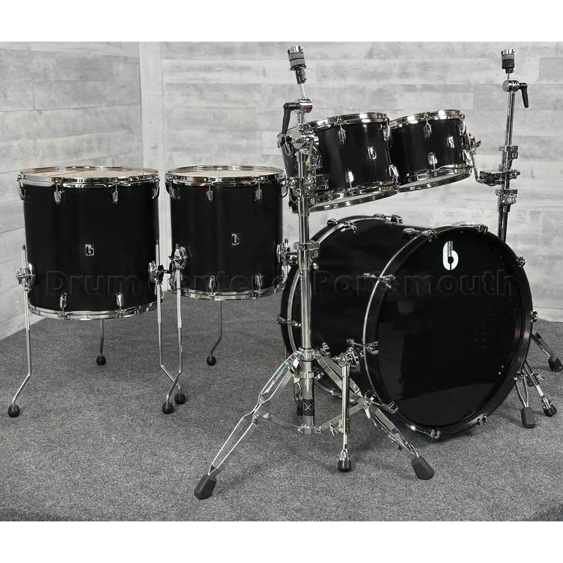 British Drum Company Enigma 5pc Drum Set Satin Black