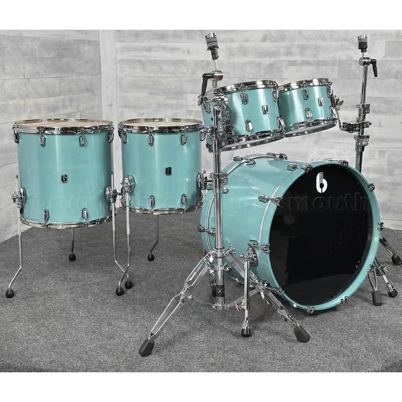 British Drum Company Enigma 5pc Drum Set Satin Teal
