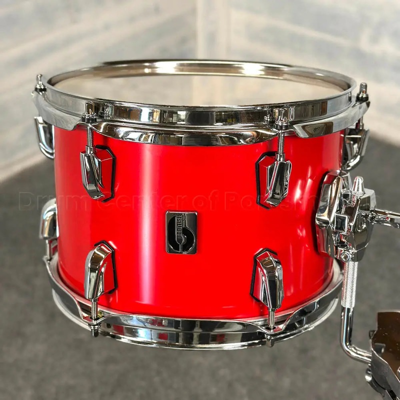 British Drum Company Enigma Tom 10x7 Satin Scarlet