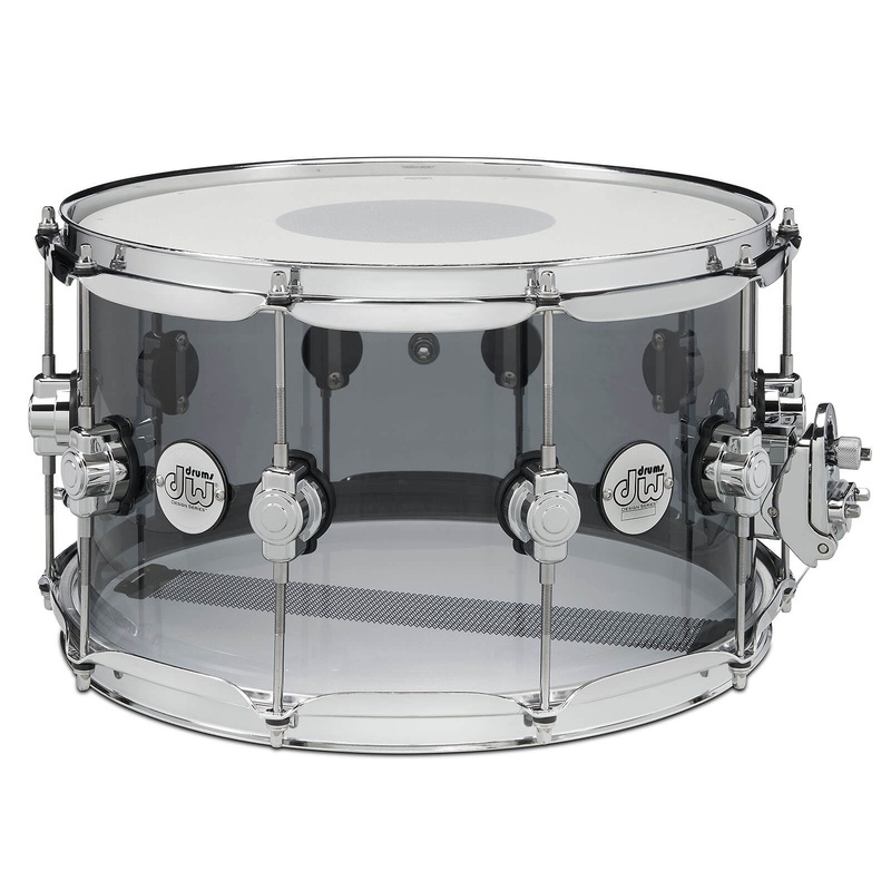 DW Design Acrylic Snare Drum 14x8 Smoke