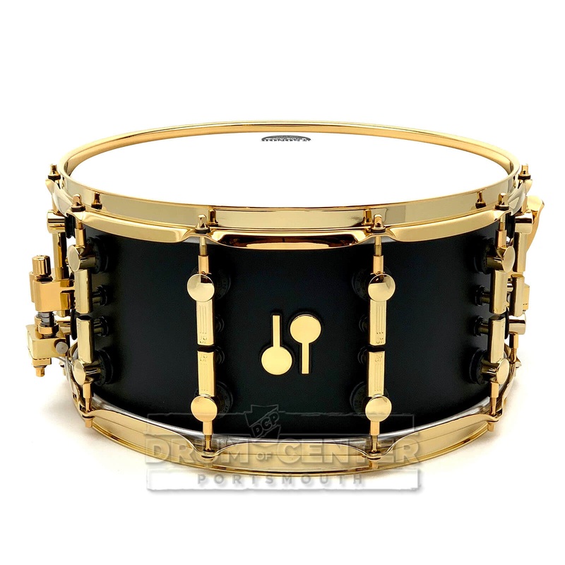 Sonor SQ2 Medium Maple Snare Drum 14x7 Dark Satin w/Gold Hardware