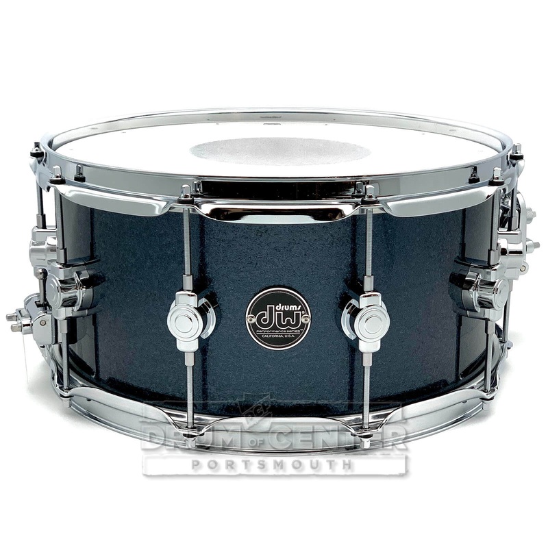 DW Limited Edition Performance Cherry Snare Drum 14x6.5 Black Sparkle